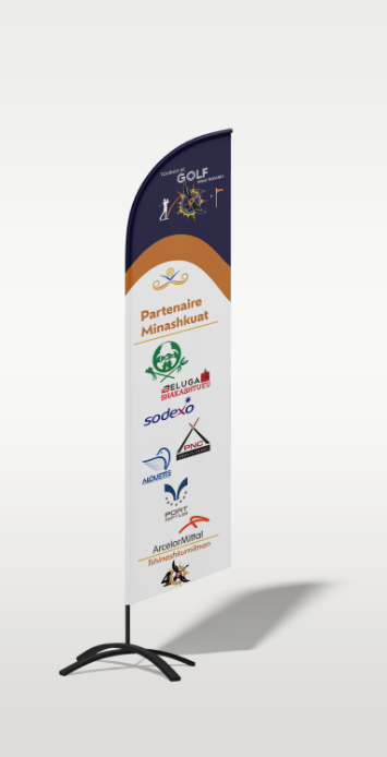 3. Flag Banner Mockup